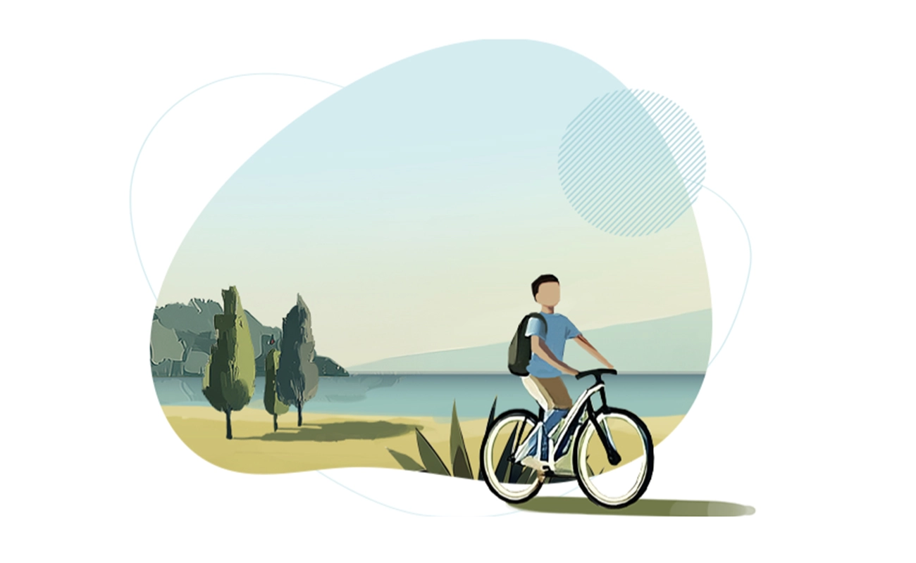 호수를 누리는 힐링 자연환경 